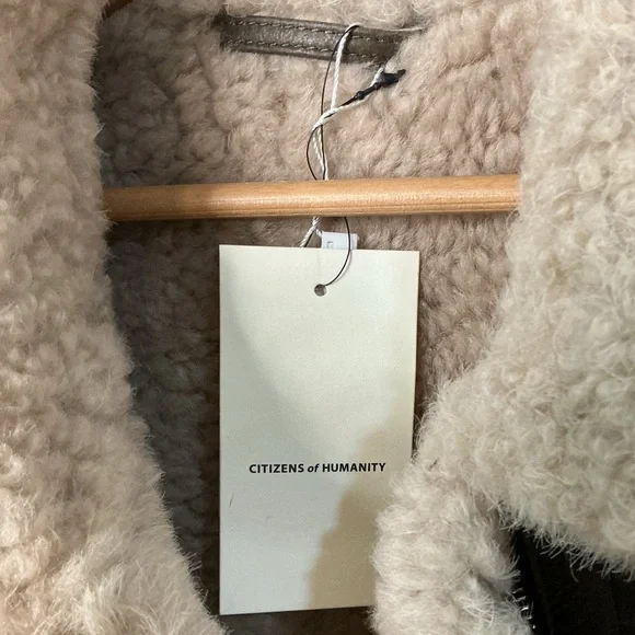 NWT Citizens Of Humanity Liv Shearling JacketLarge